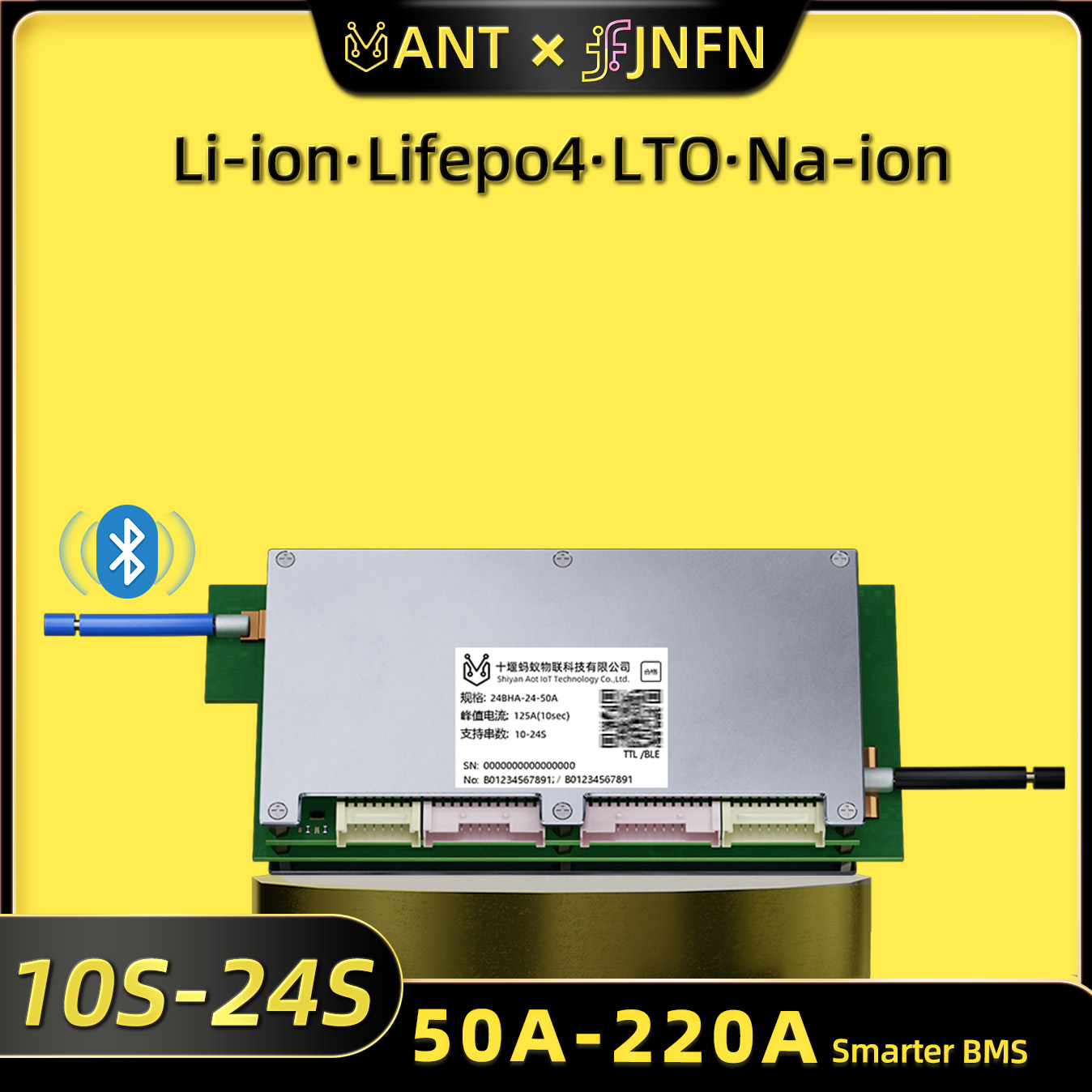 Ant BMS Akıllı 10S - 24S 550A  - Smart Bms 24S 200A Bluetooth Lifepo4 incelemesi ve fiyatı