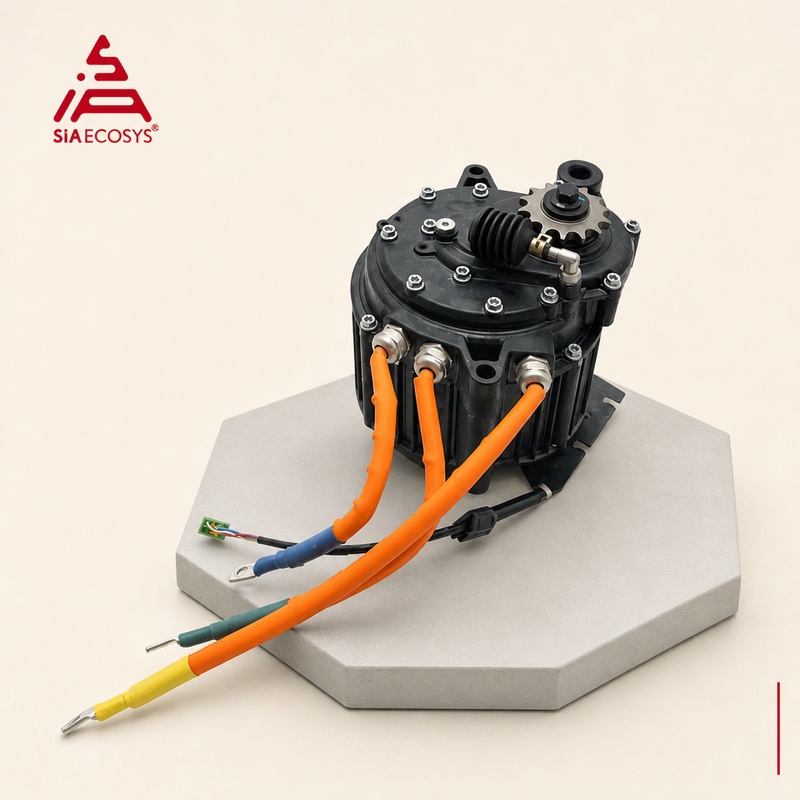 QSMOTOR J155A-36 5000W 72V Saç - Mid Drive Motor Kit 72V 5000W incelemesi ve fiyatı