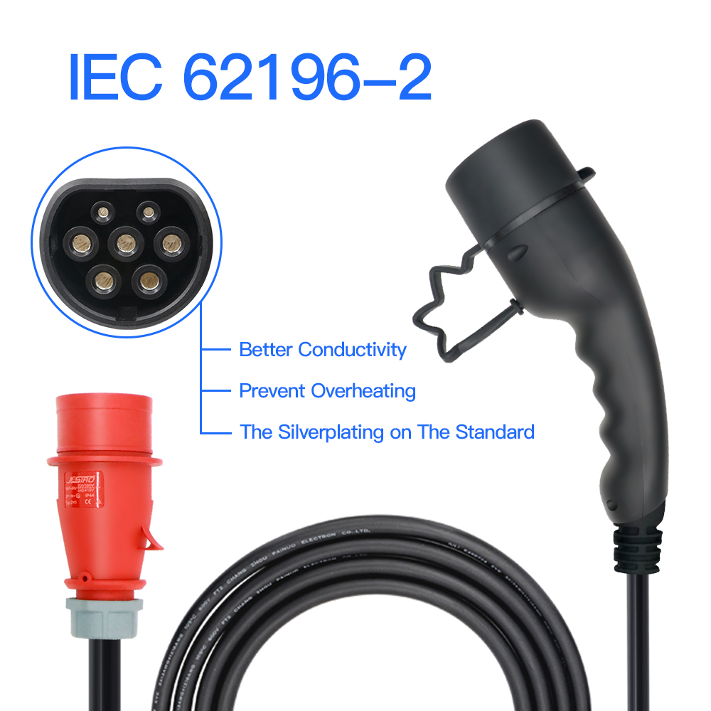 3.5M Kablo Type2 EV Taşınabili - Type 2 Portable Ev Charger 11Kw Cee incelemesi ve fiyatı